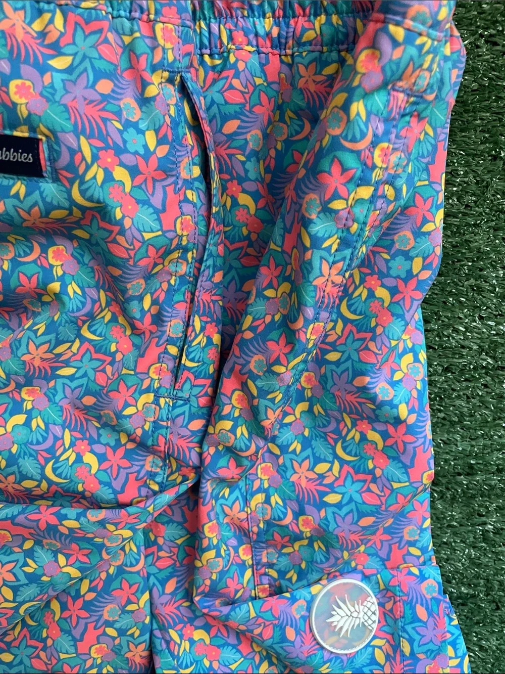 Chubbies The Spades 7” Swim Trunks Men’s Large Classic Lined Board Shorts